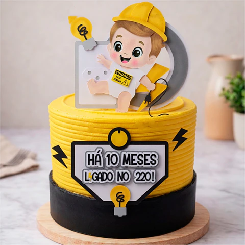 Arquivo Topo de Bolo Mêsversario Ligado nos 220