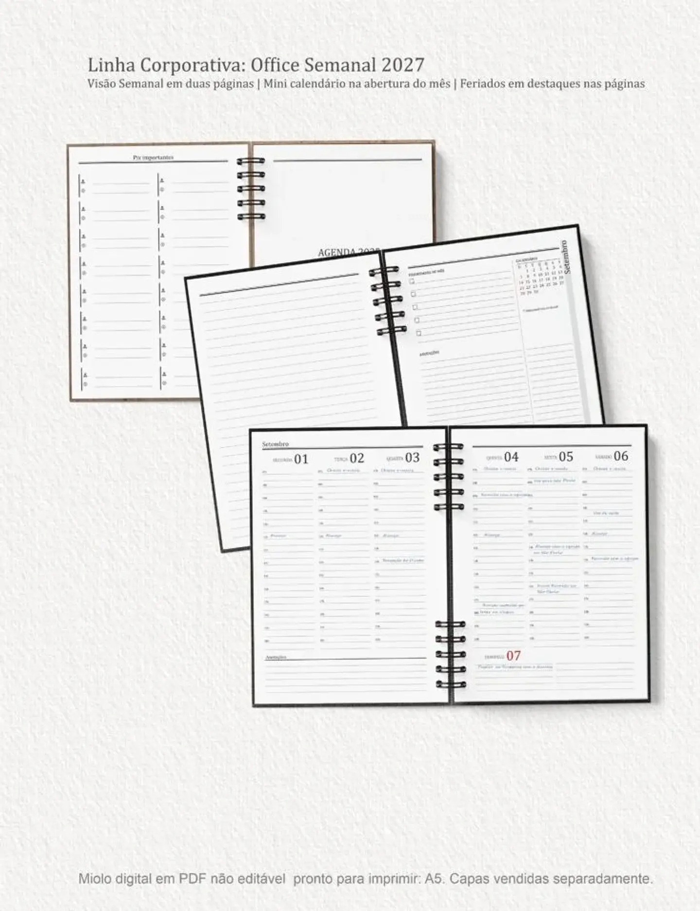 Arquivo Encadernação Miolo Agenda Office Semanal 2027 1