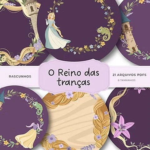 Arquivo Kit Digital O Reino das Tranças