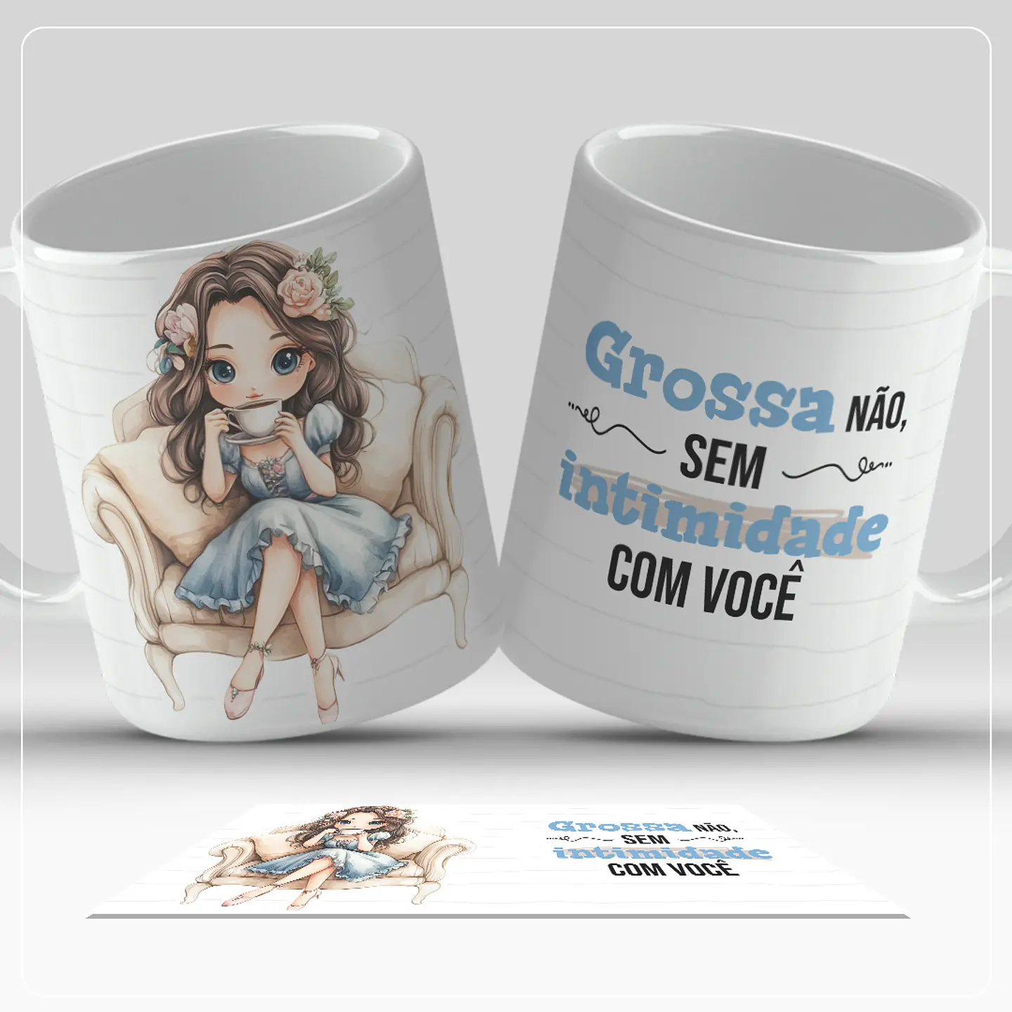 Arquivo Sublimação Caneca Grossa  1