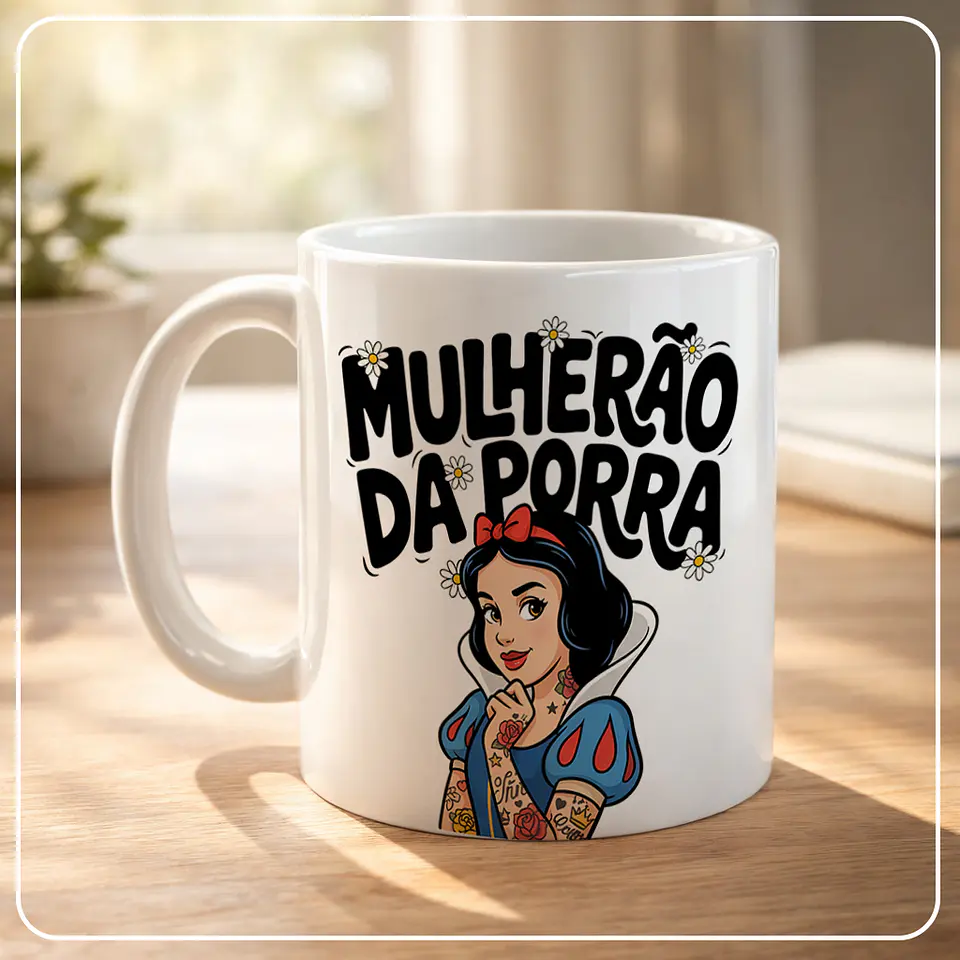 Arquivo Sublimação Caneca Mulherão 1
