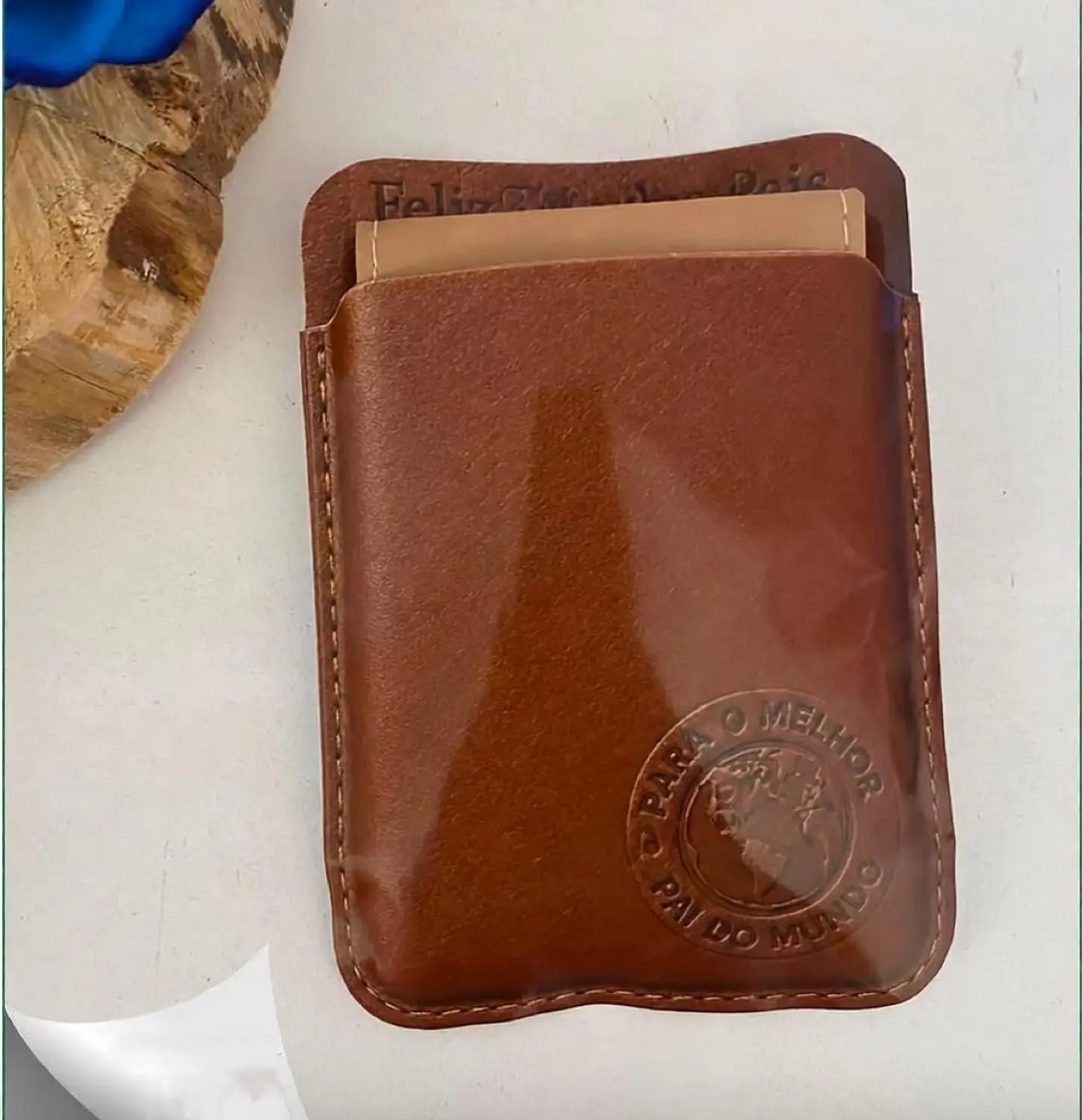 Arquivo Dia dos Pais Porta Documentos Marrom 1