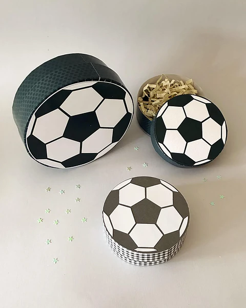 Arquivo De Corte Caixa Bola de Futebol