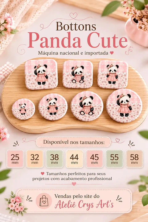 Arquivo Panda - Coleção Botons