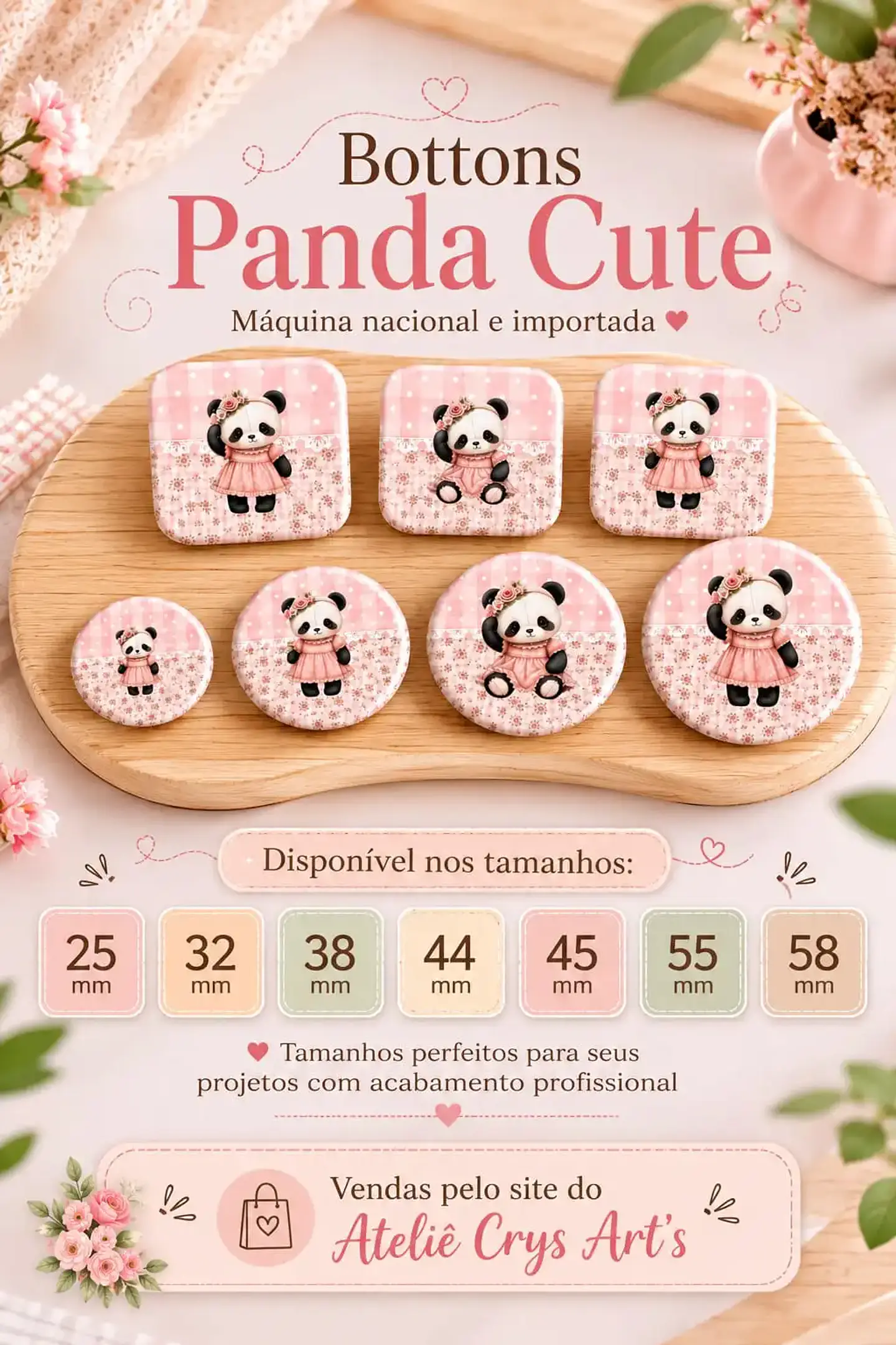 Arquivo Panda - Coleção Botons 1