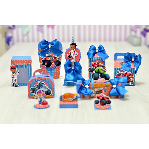 Arquivo De Corte Blaze and Monsters Machine
