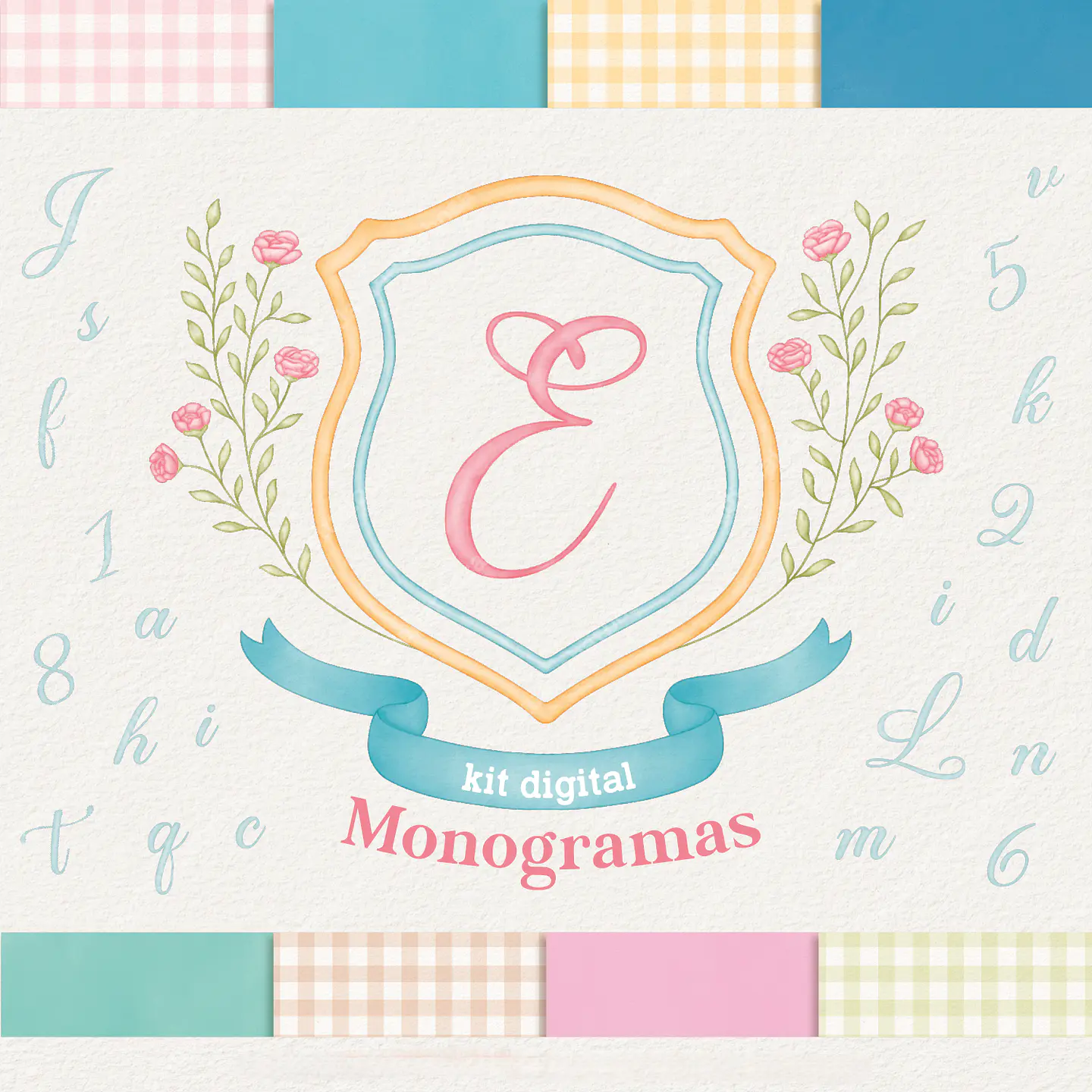Kit digital monograma 1 - Daiane Barbosa 1