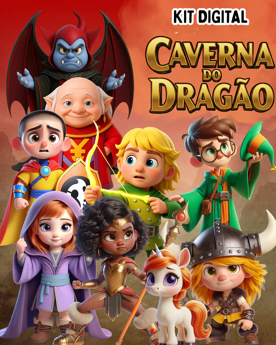 Arquivo Kit Digital Caverna do Dragão 1