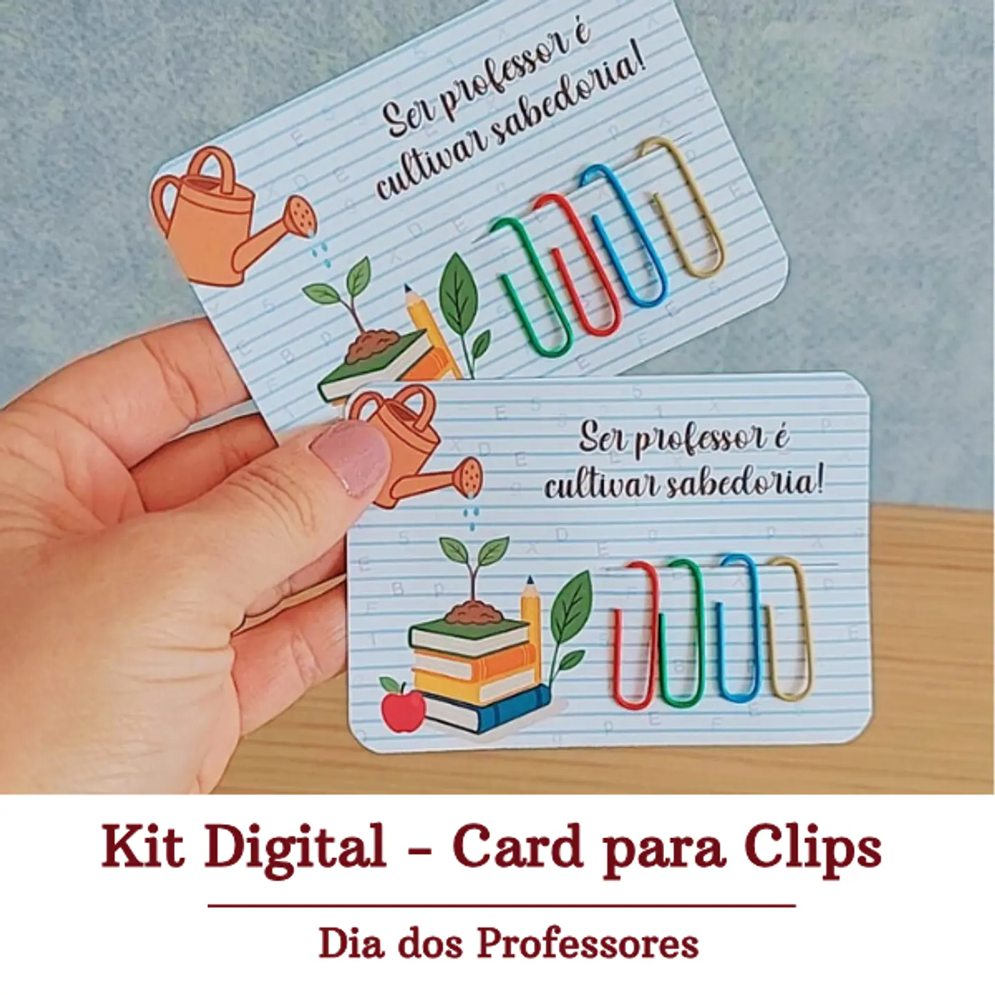 Arquivo Dia dos Professores Cartão para Clips 1