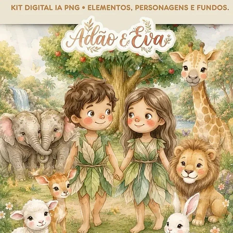 Arquivo Kit Digital Adão e Eva