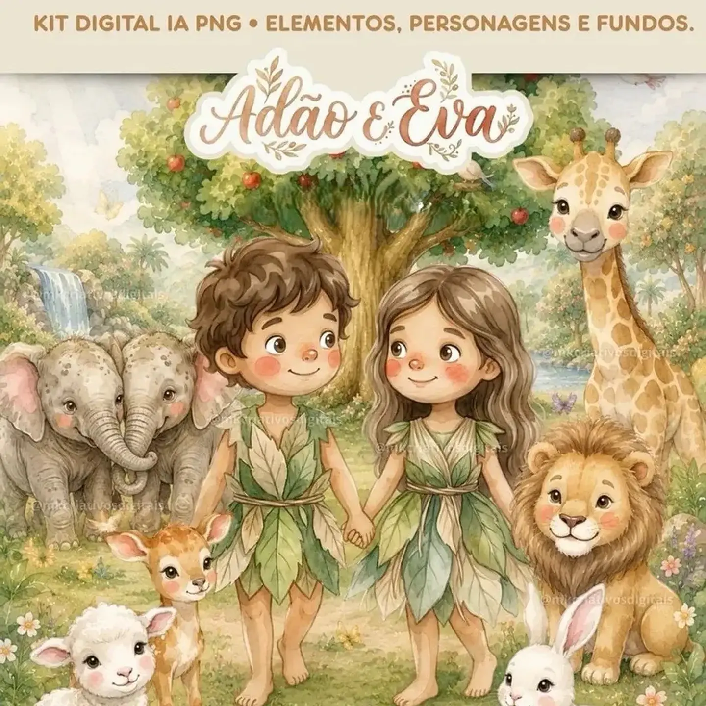 Arquivo Kit Digital Adão e Eva 1