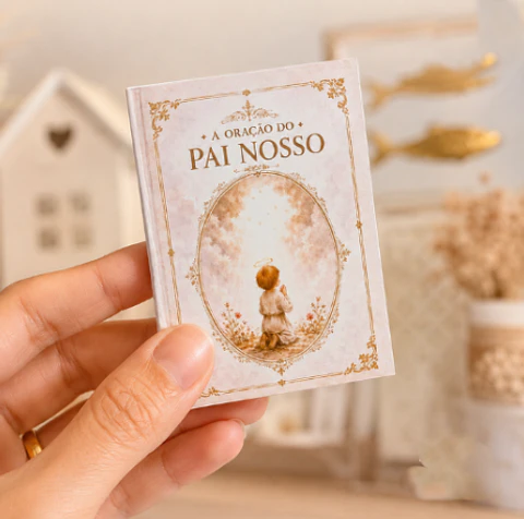 Arquivo De Corte Mini Livro Pai Nosso