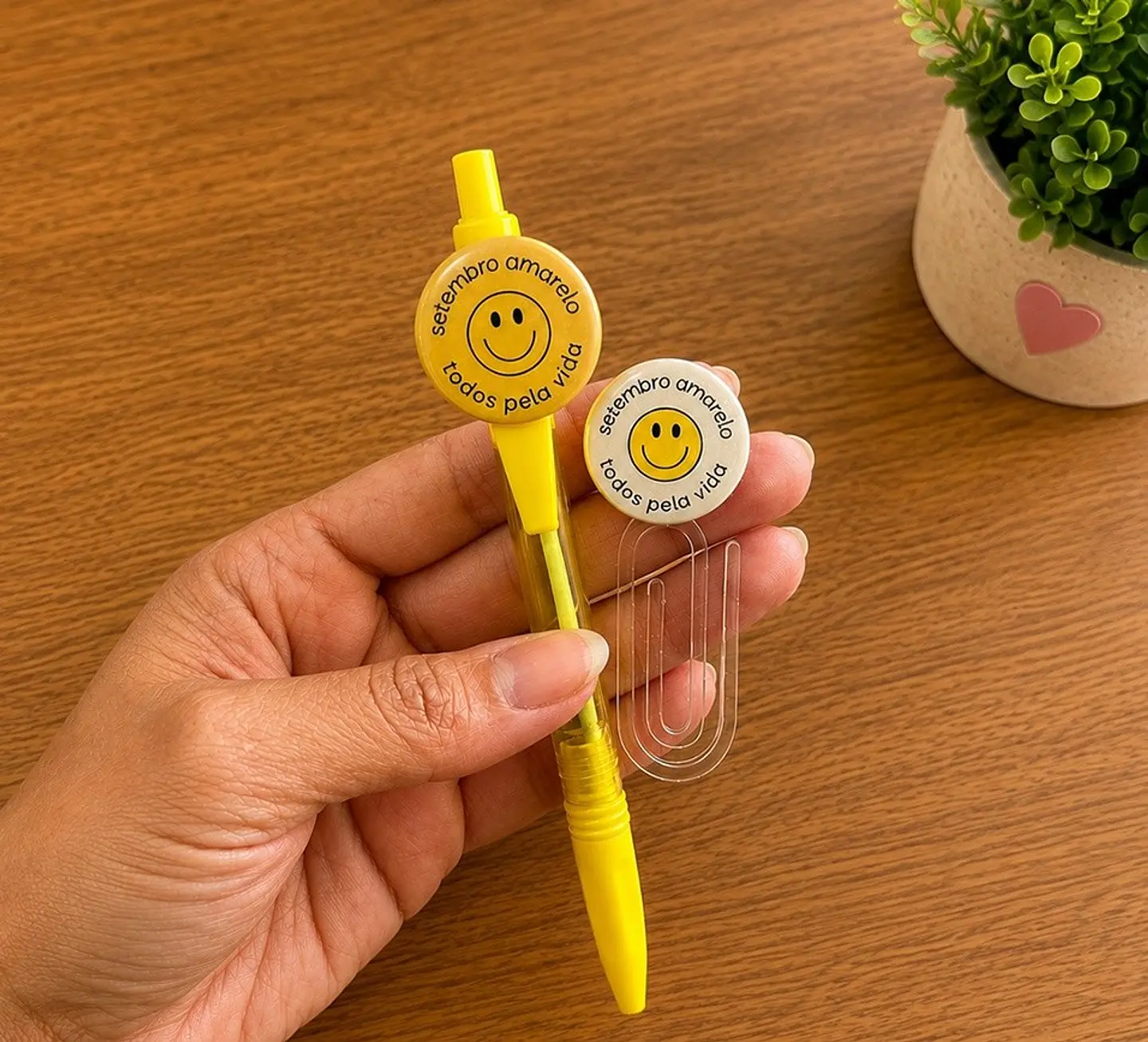 Arquivo Setembro Amarelo Kit Botton Smile 1