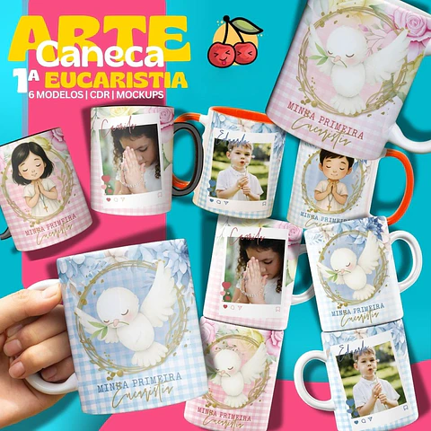 Arquivo Caneca Primeira Eucaristia
