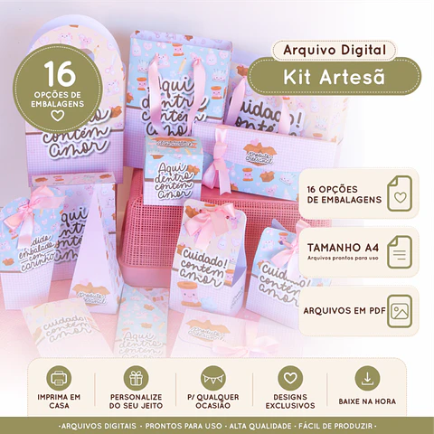 Arquivo De Corte Kit Artesã