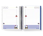 Arquivo Caderno Minizinha Hello Kitty Azul  - Thumbnail 3