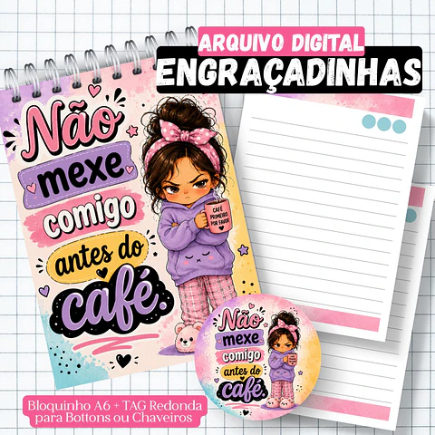 Arquivo Bloquinho Kit Engraçadinhas