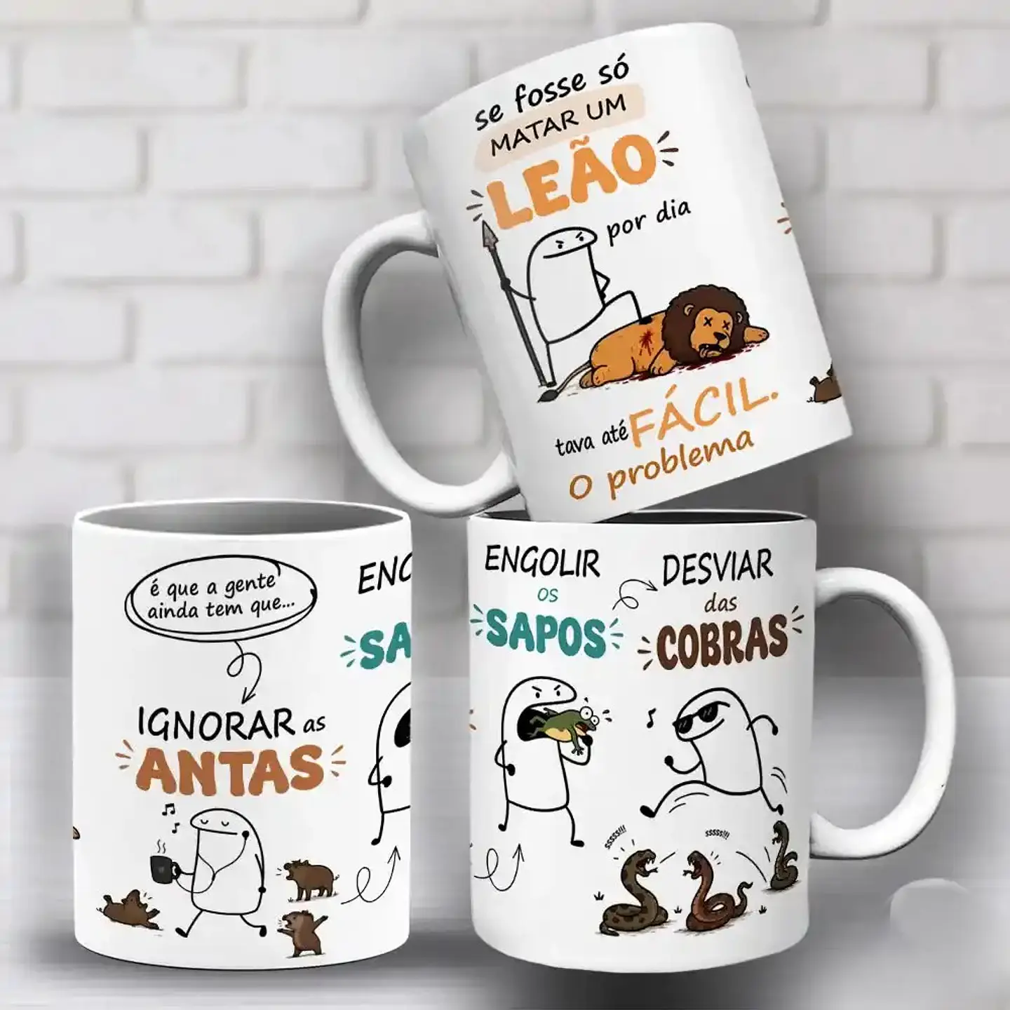 Arquivo Sublimação Caneca Flork Matar Um Leão Por Dia 1