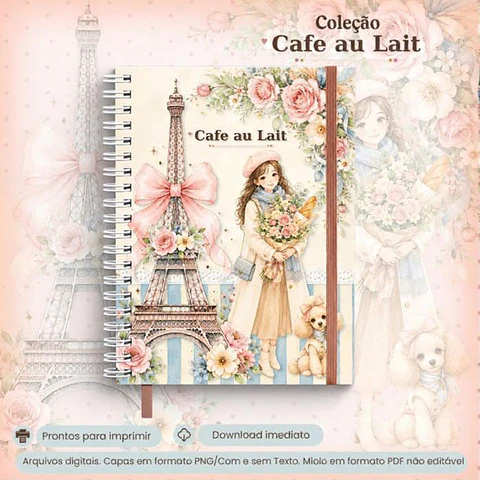 Arquivo Colecão Café au Lait - Caderno Colegial