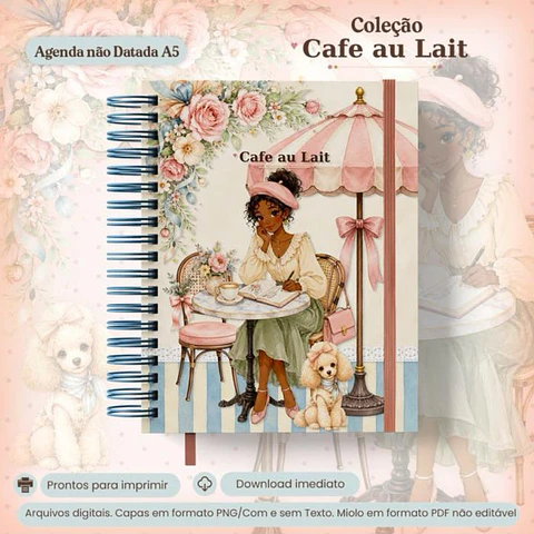 Arquivo Colecão Café au Lait - Agenda ND A5