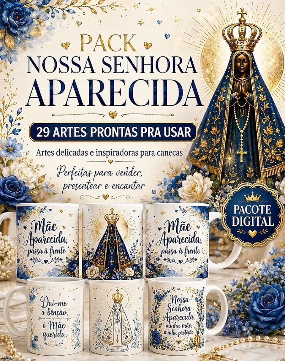 Arquivo Sublimação Pack Nossa Senhora Aparecida 2026 1