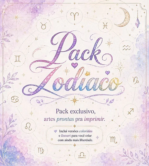 Arquivo Sublimação Pack Zodíacos