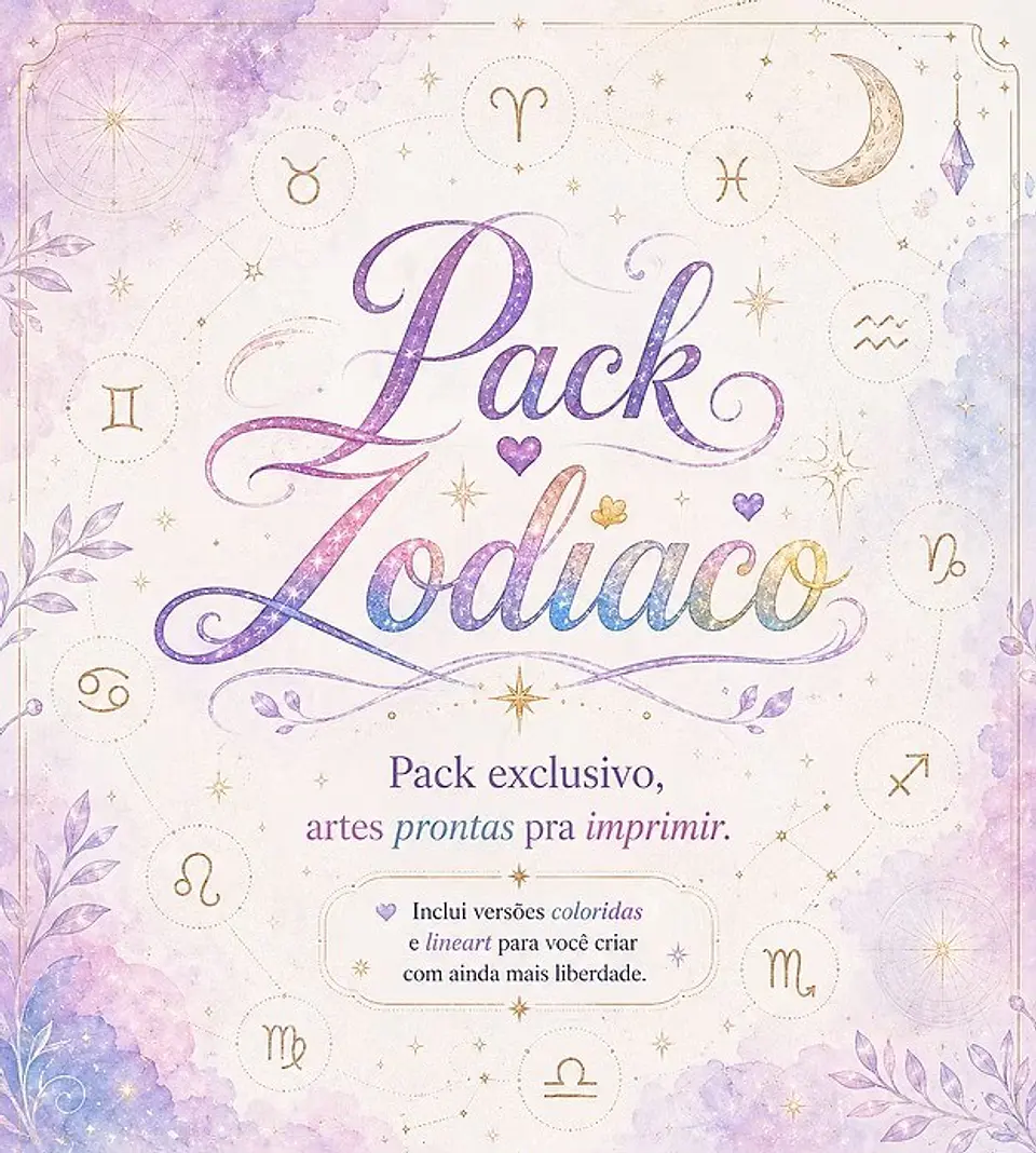 Arquivo Sublimação Pack Zodíacos 1