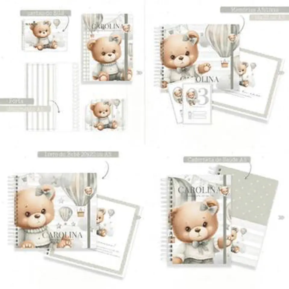 Arquivo Encadernação Baby Ursinha 1