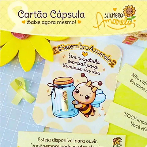 Arquivo Setembro Amarelo Cartão Capsula 