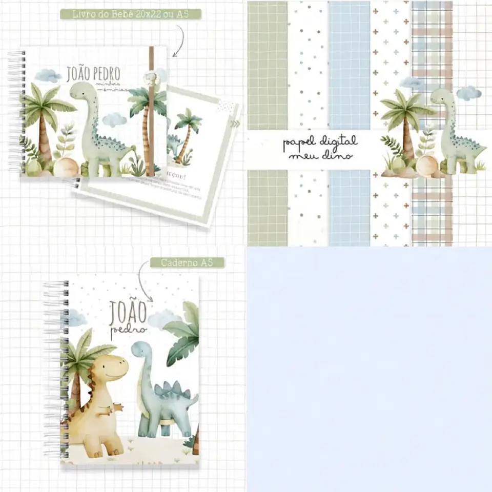 Arquivo Encadernação Baby Combo Meu Dino 1