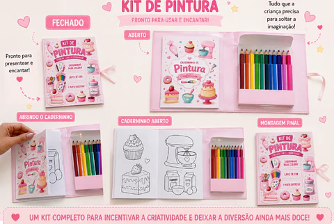 Arquivo De Corte Kit de Pintura 