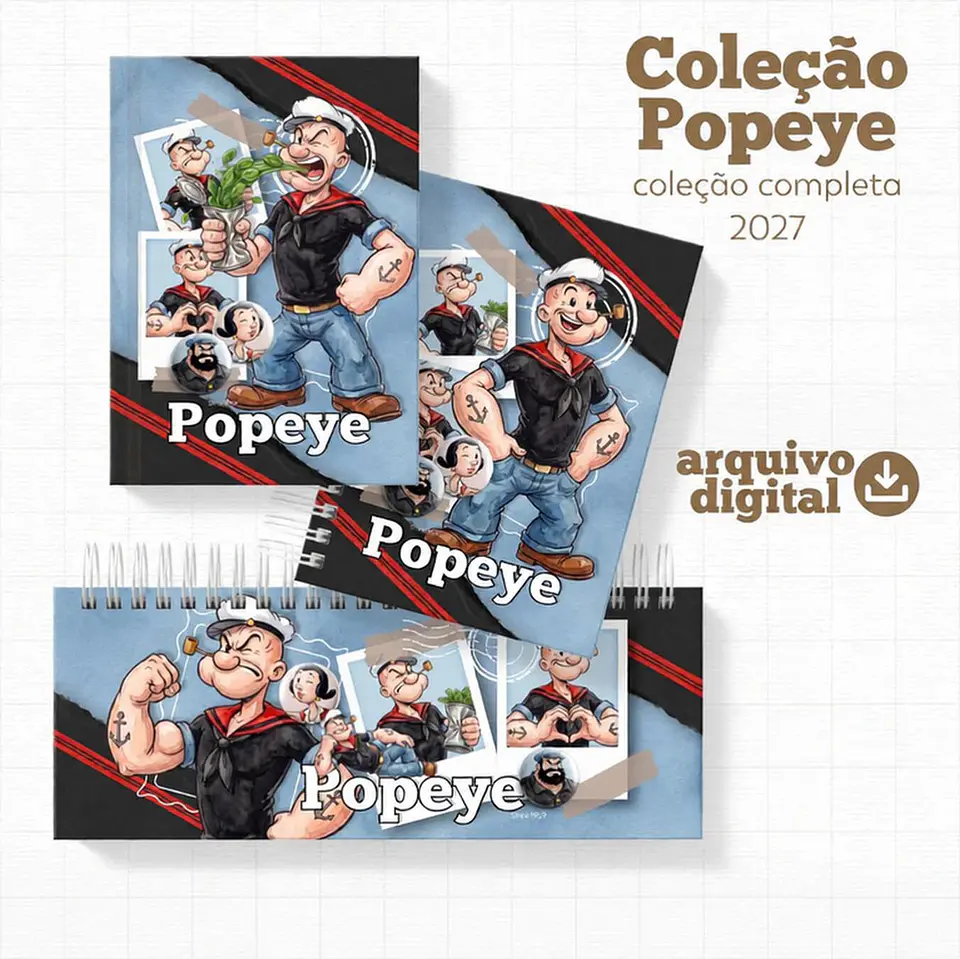 Arquivo Coleção Completa Popeye 1