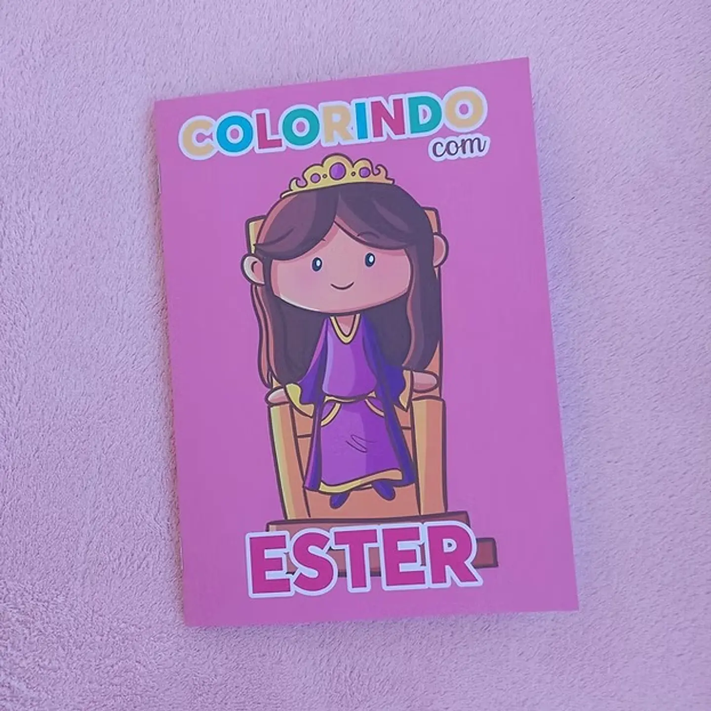 Arquivo De Corte Livro de Colorir  Ester  1