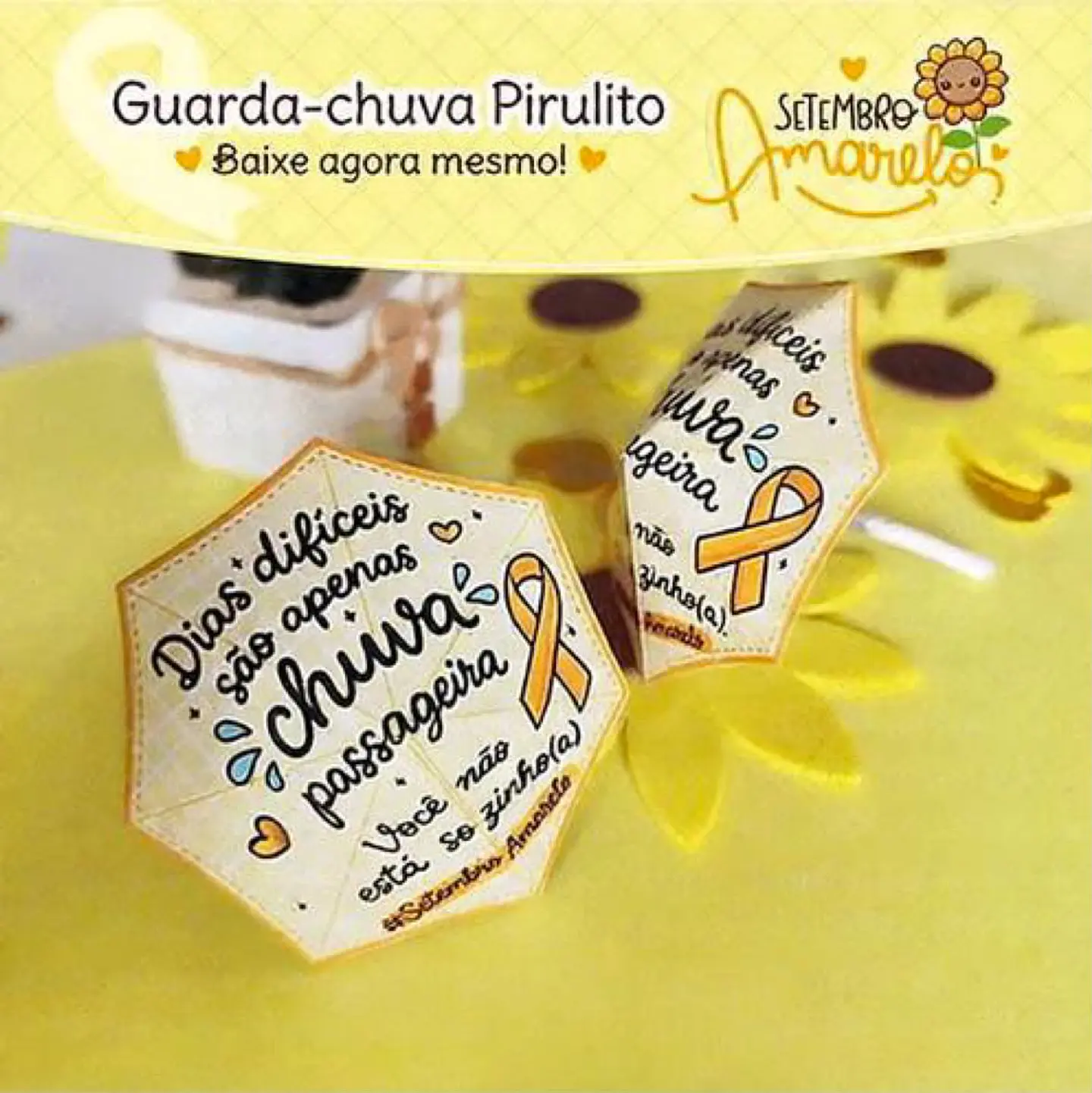 Arquivo Setembro Amarelo Guarda-chuva Pirulito 1