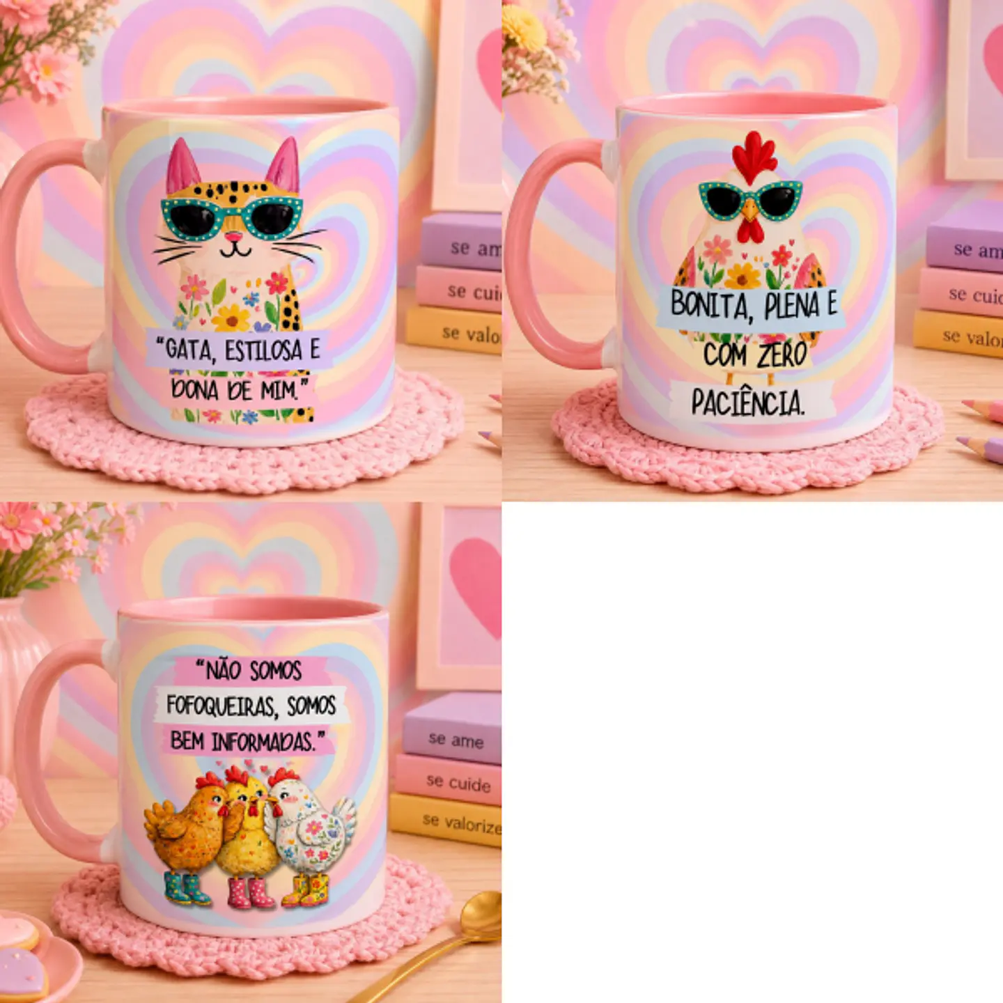Arquivo Sublimação Artes Canecas Engraçadas 1