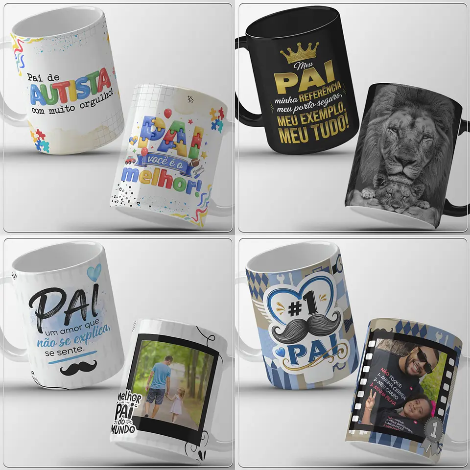 Arquivo Sublimação Caneca Coleção Tradicional Dia dos Pais 2026  1