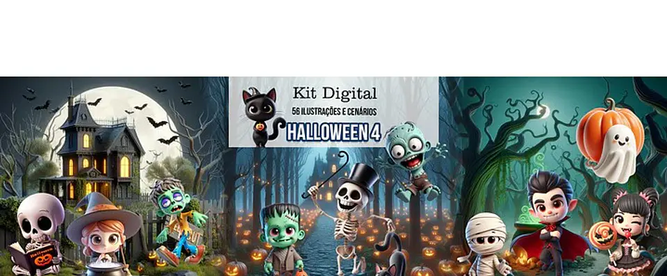 Arquivo Kit Digital Halloween   1