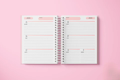 Arquivo Miolo Rosa Agenda 2027 Visão Semanal 
