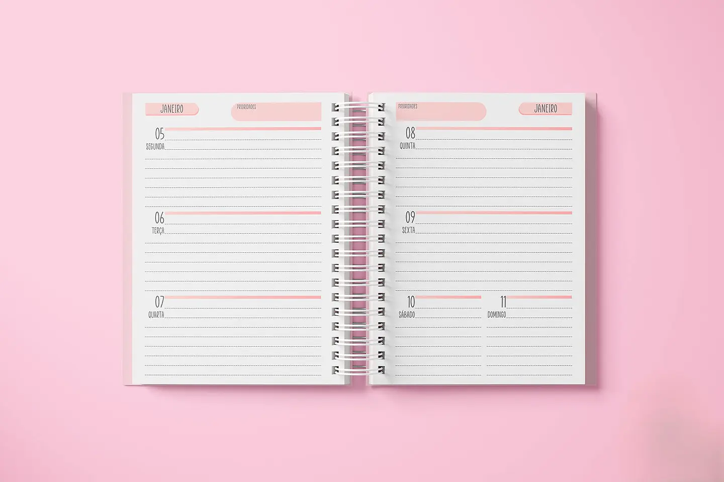 Arquivo Miolo Rosa Agenda 2027 Visão Semanal  1