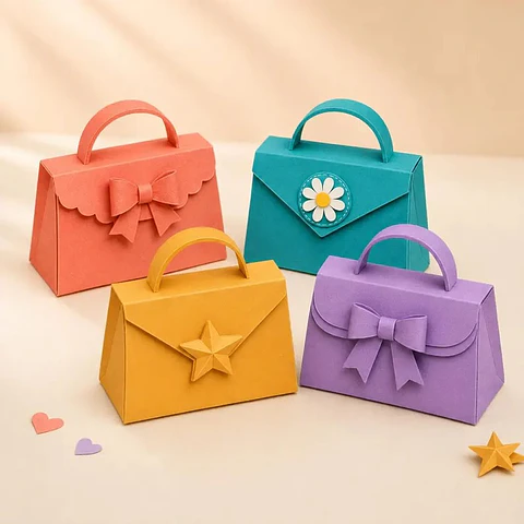 Arquivo De Corte Caixa Bolsa 