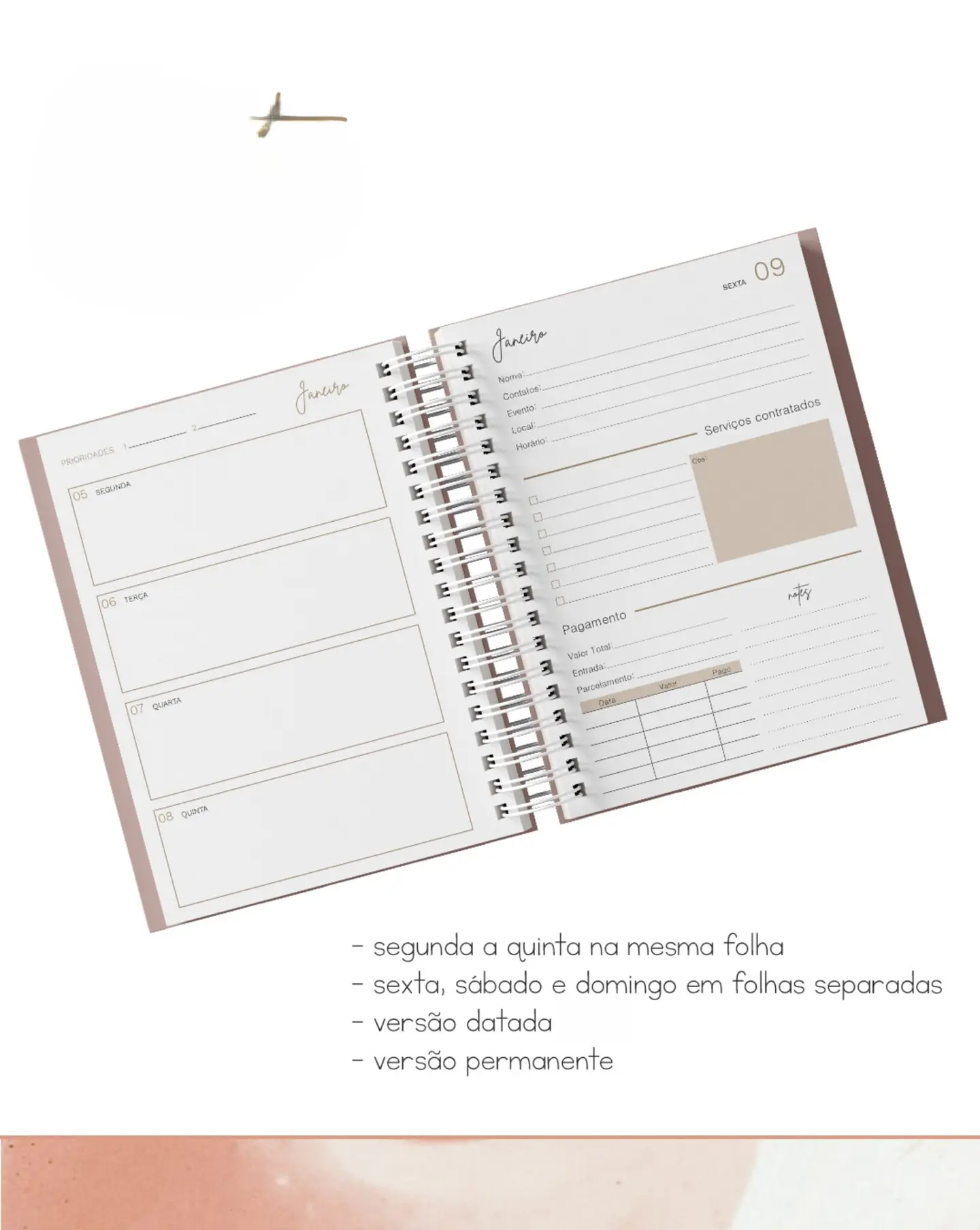 Arquivo Planner Eventos – Datado 2027 e Permanente  1