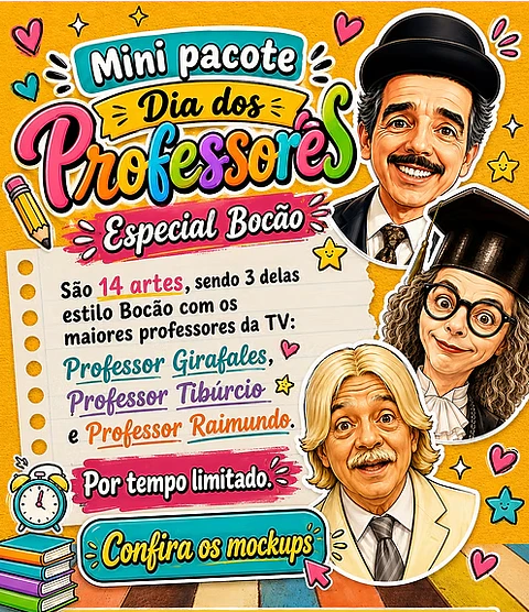 Arquivo Sublimação Professor Bocão 