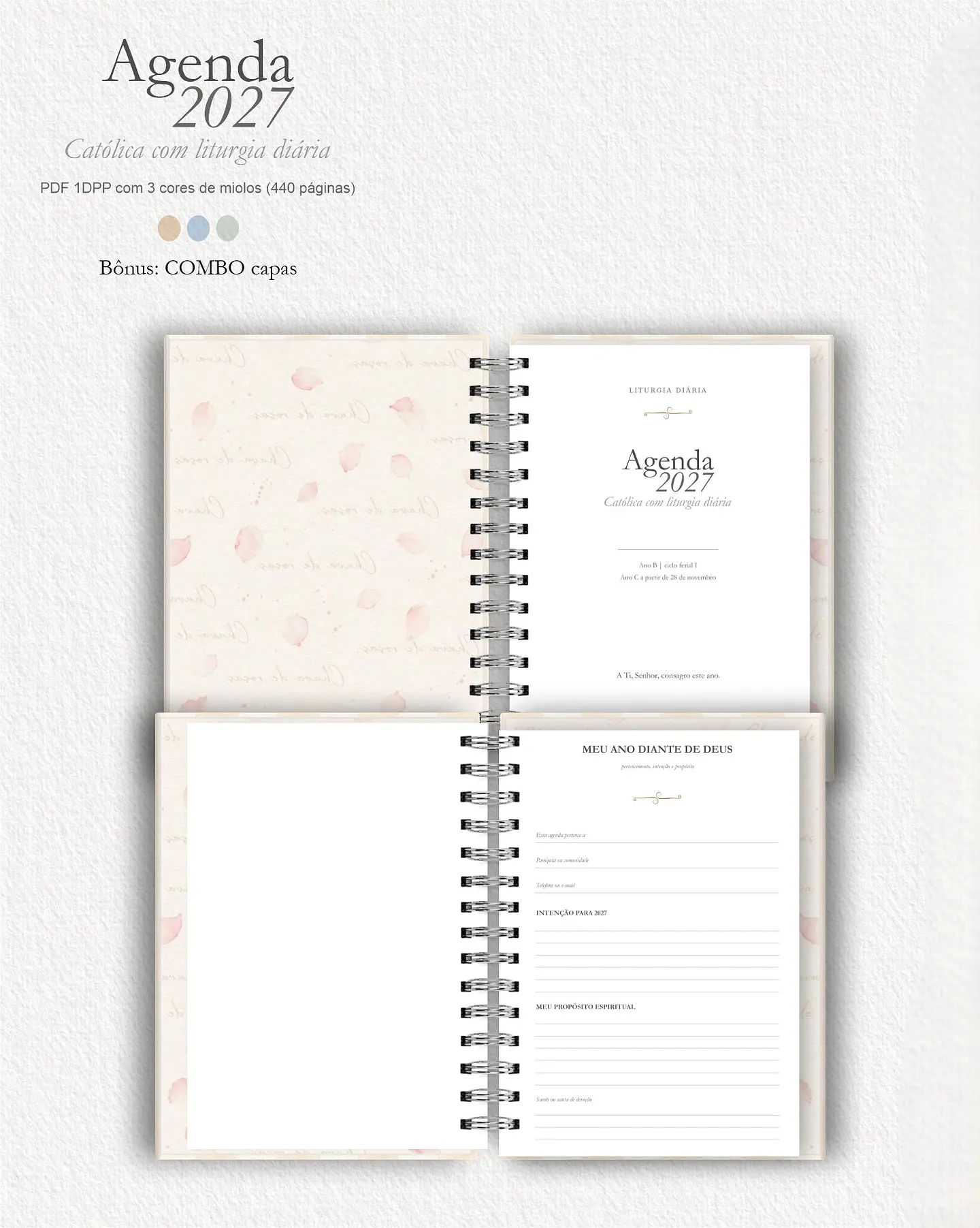 Arquivo Agenda Liturgia Diária + Combo Capas  2