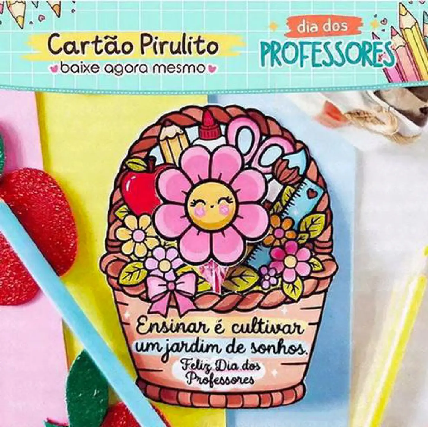 Arquivo Dia dos Professores Cartão Pirulito   1