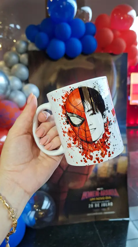 Arquivo Sublimação Caneca BTS Jungkook no Aranhaverso 