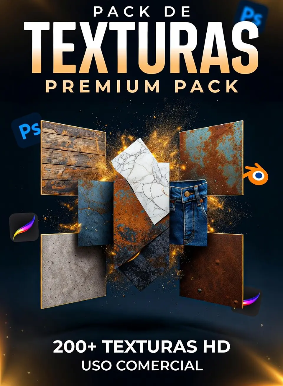 Arquivo Kit Digital Pack de Texturas Premium  1
