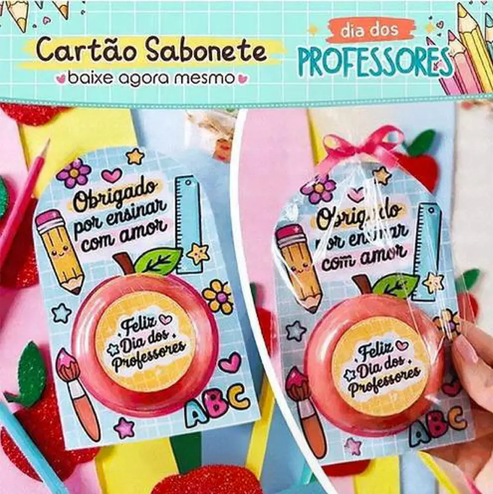 Arquivo Dia dos Professores Cartão Sabonete  1