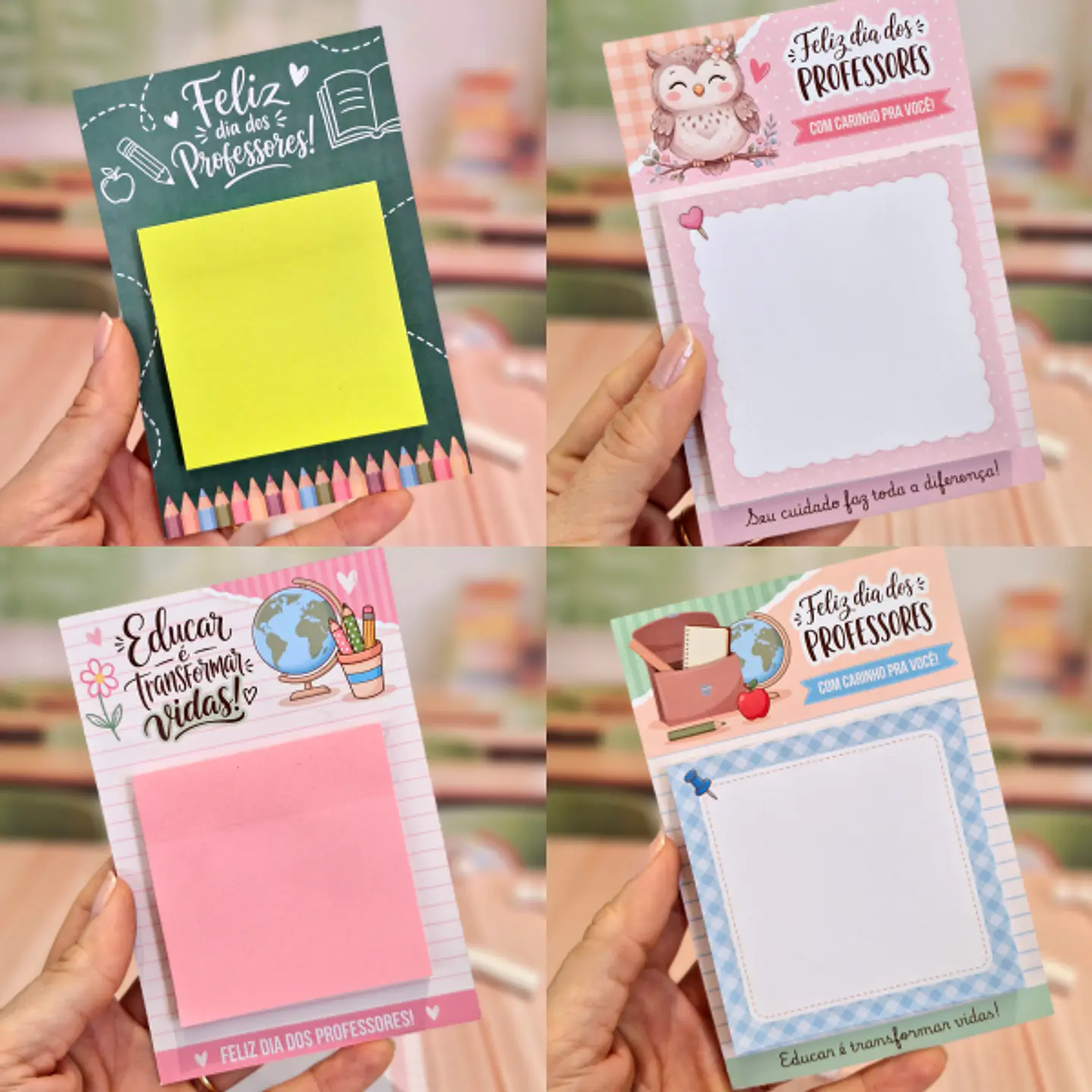 Arquivo Dia dos Professores Card Bloco ou Postit  1