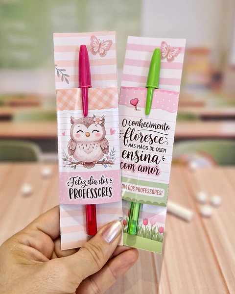 Arquivo Dia dos Professores Card Caneta Bic 