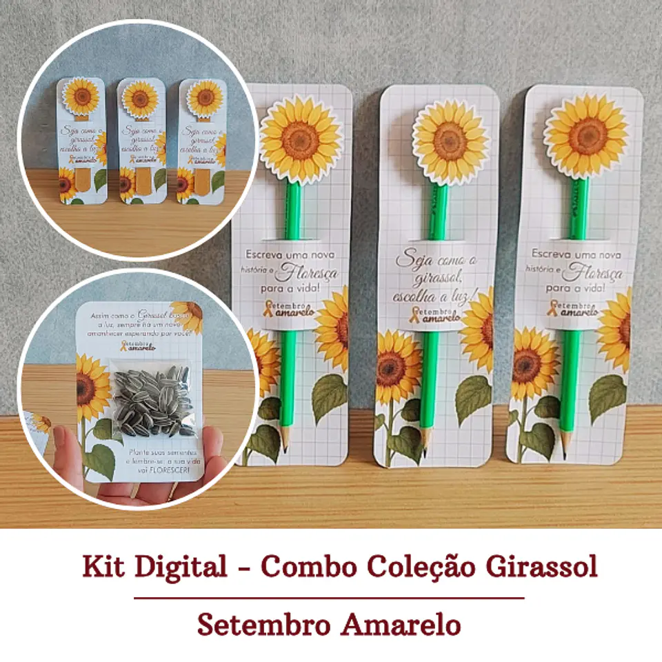 Arquivo Setembro Amarelo Kit Combo Coleção Girassol   1